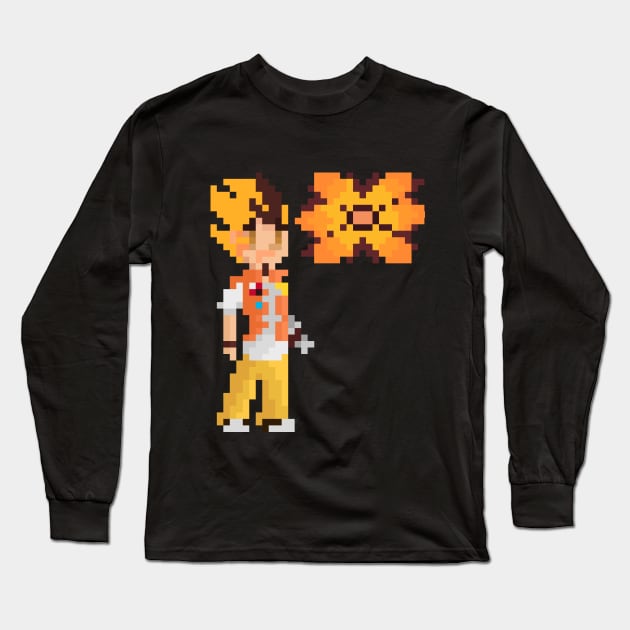 Pixel Arthur Long Sleeve T-Shirt by namdecent